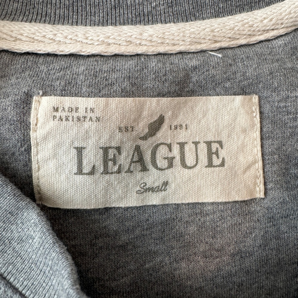 League Cornell University Grey Crewneck Sweatshirt Pullover Embroidered Small - Picture 13 of 16